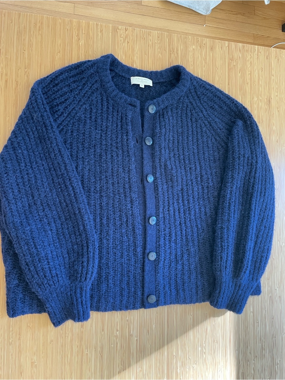 Sezane Emile Cardigan Navy